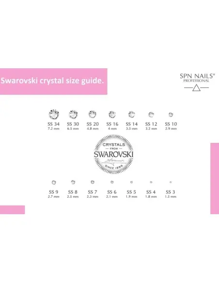 Swarovski - Crystal AB ss3  (opalescent)